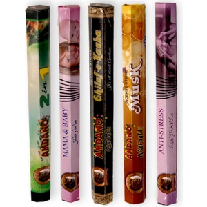 Amdano Milap Aromaterapi Beşli Tütsü Paketi