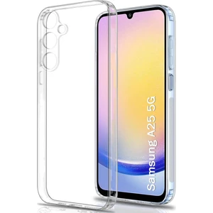 Case World Caseworld Samsung Galaxy A25 Kapak Kamera Korumalı Süper Silikon Şeffaf Kılıf