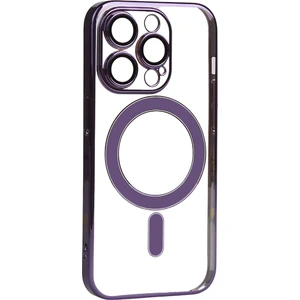 Farma İletişim Teknolojileri Apple iPhone 14 Pro Max - Uyumlu Kamera Korumalı Magsafe Sert Pc Zore Porto Kapak-Derin Mor