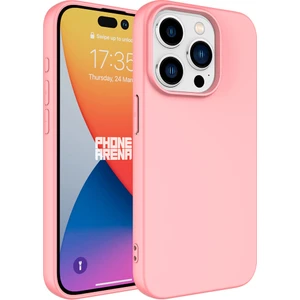 Farma İletişim Teknolojileri Apple iPhone 15 Pro Max - Uyumlu Zore Lsr Lansman Kapak-Pembe Açık