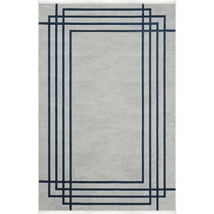 Cool Halı Lara 5003 Mavi Kaymaz Halı Antre Hol Koridor Halısı Ince Halı Kesme Halı Yolluk Salon Halısı