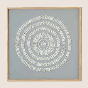 Arenis Çakıl Taşı Tablo 92X92 cm Natural