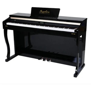 Sapphire SDP-320 Çekiç Aksiyonlu 88 Tuşlu Dijital Piyano - Siyah