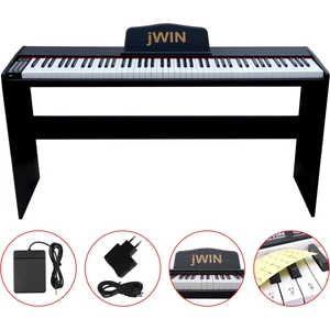 SDP-88 Tuş Hassasiyetli 88 Tuşlu Dijital Piyano - Siyah
