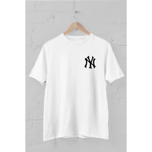Trick or Treat New York Yankees Arma Baskılı Bisiklet Yaka Erkek Tişört