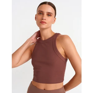 20810 Crop Top-Kahve