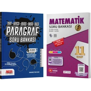 Yarıçap Yayınları 11.sınıf Matematik ve Akm Paragraf Soru Bankası Seti 2 Kitap