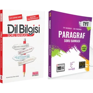 Karekök Yayıncılık TYT Paragraf ve Akm Dil Bilgisi Soru Bankası Seti 2 Kitap