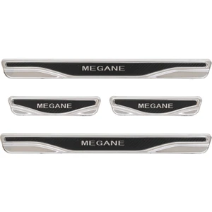 Servet Dizayn Oto Renault Megane 4 Prç. Iç Kapı Eşiği Karbon Krom