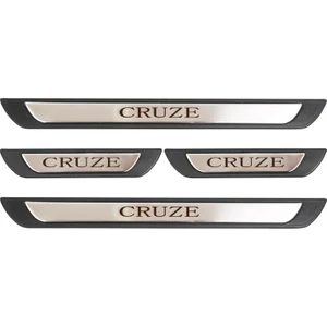 Servet Dizayn Oto Chevrolet Cruze  4 Prç. Iç Kapı Eşiği Krom Abs