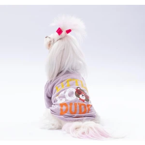 Lila Dude Kedi Köpek Sweati