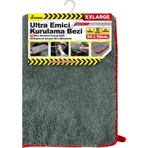 Ultra Emici Gri Kurulama Bezi Çift Kat- 50X70