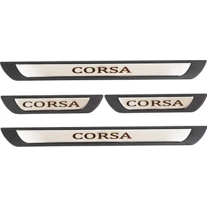 Servet Dizayn Oto Opel Corsa  4 Prç. Iç Kapı Eşiği Krom Abs
