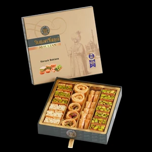 Al Sultan Sweets Karışık Baklava - 6lı Lezzet Koleksiyonu Kraft Kutu 250 gr