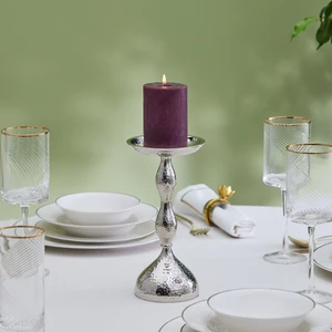 Karaca Home Arlen Silver Mumluk 22,7X11,5 cm