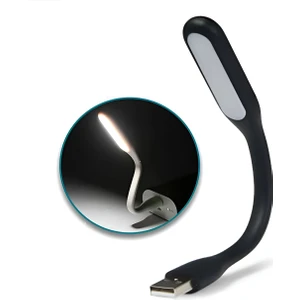 Ulu Bilgisayar USB LED Işık Lamba  Kitap Okuma Klavye Aydınlatma Lambası Siyah