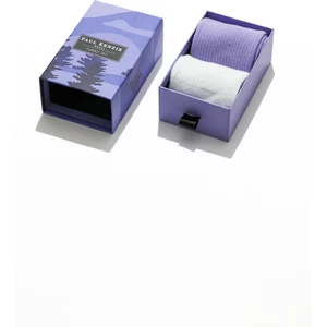 Paul Kenzie 2'li Nakış Logolu Unisex Çorap - Eco Characters - Purple Sky