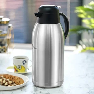 2.5 Litre Çift Katlı Çelik Termos  Çay Termosu 1250XS
