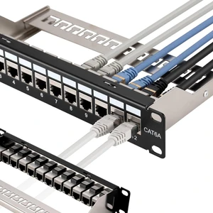 Scs Pazar CAT6A Ftp 10G Data Patch Panel Modüler Coupler Snap-In Dişi-Dişi Hazır Sistem
