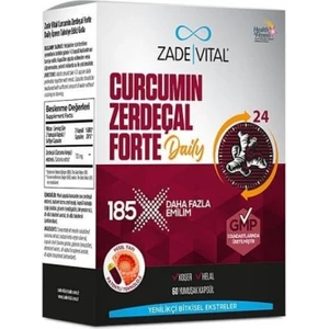 Zade Vital Curcumin Zerdeçal Forte Daily 60 Yumuşak Kapsül