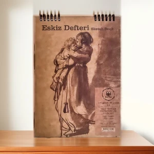 A4/50Yp/120Gr/Spiralli Eskiz Defteri (Sketch Book)