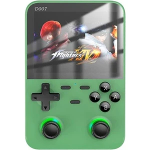 D007 Plus Android Taşınabilir Retro El Atarisi Game Oyun Konsolu 10.000+ Oyunlu Yeşil