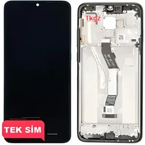 Xiaomi Redmi Note 8 Pro LCD Ekran Dokunmatik Orijinal Kalite Çıtalı Siyah
