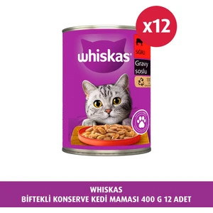 Biftekli Konserve Kedi Maması 400 G 12X