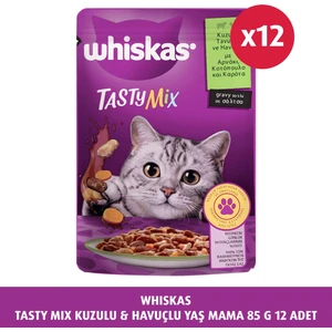 Tasty Mix Kuzulu & Havuçlu Yaş Mama 85 G 12X