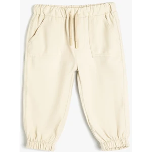 Basic Jogger Pantolon Viskon Kumaş