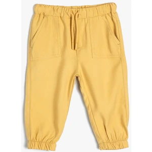 Basic Jogger Pantolon Viskon Kumaş