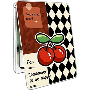 İşte Bu Baskılı Dikdörtgen Kişiye Özel Isim Baskılı Cep Aynası 8x6 Cm (Kapaklı Ve Büyüteçli)