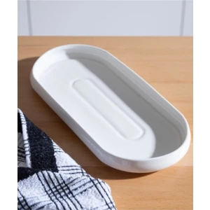 SCT21.0246 Bianco Porselen Oval Tabak 32 cm