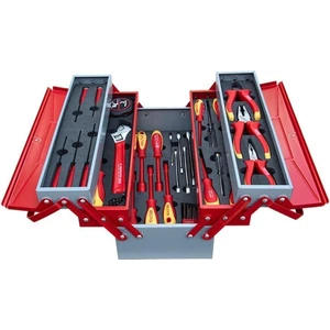 8420005046 5 Gözlü Dolu Elektrikçi Takım Çantası