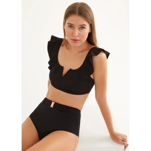 Volanlı Bralet Bikini Üst