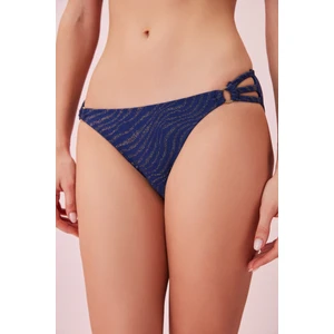 Üç Şeritli Dokulu Bikini Alt