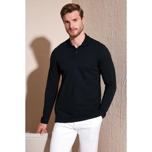% 100 Pamuk Slim Fit Polo Yaka Sweat Erkek Sweat 5905707