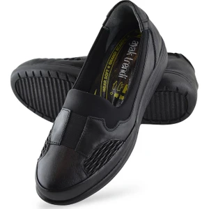 4217 Tam Ortopedik Taban Günlük Deri Kadın Ayakkabı Anne Ayakkabısı