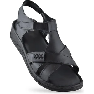 8149 Tam Ortopedik Deri Kadın Sandalet Deri Sandalet Ivazn