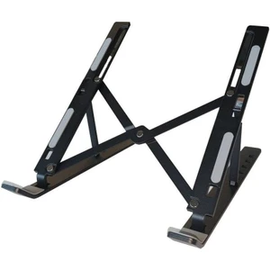 Elit Store Elitstore Taşınabilir Katlanır Alüminyum Notebook Standı Siyah (Kılıf Hediyeli)