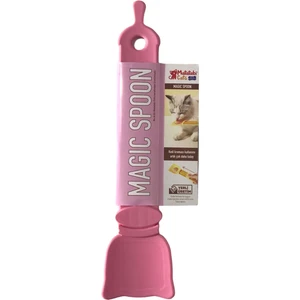 Matatabi Cats Magic Spoon Kedi Köpek Krema Ödül Maması Yedirme Kaşığı Pembe (Kolay Kaşık)