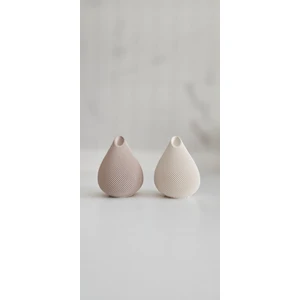 Laurel Wood Beton Dekoratif  Model Bohem Su Damlası(KAHVE-BEYAZ)