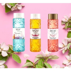 3'lü Kolonya Seti, İstanbul, Misk-I Amber, Japon Kiraz Çiçeği Kolonyaları 400 ml
