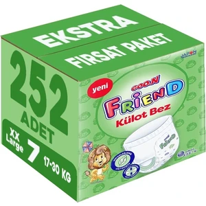 Goon Friend Külot Bebek Bezi Beden:7 (17-30KG) Xx Large 252 Adet Ekstra Fırsat Pk