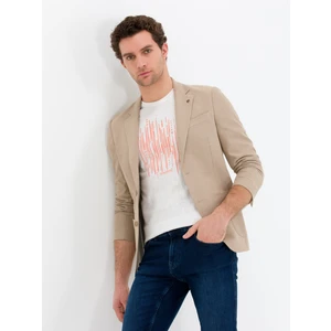 Erkek Camel Slim Fit Ceket 50271261-VR015