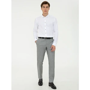Erkek Siyah Slim Fit Kumaş Pantolon 50232869-VR046