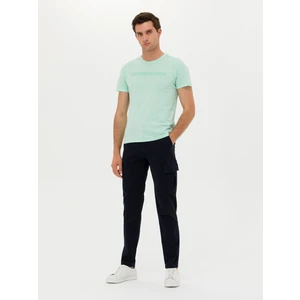 Erkek Lacivert Carrot Fit Kanvas Pantolon 50264922-VR033