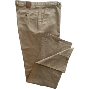 Erkek Regular Fit Normal Kesim Likralı Esnek Rahat Yüksek Bel Mevsimlik Gabardin Keten Pantolon