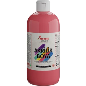 Pembe Akrilik Boya 500 gr Sanatsal, Dekoratif, Hobi Amaçlı, Canlı Renkler