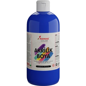 Mavi Akrilik Boya 500 gr Sanatsal, Dekoratif, Hobi Amaçlı, Canlı Renkler